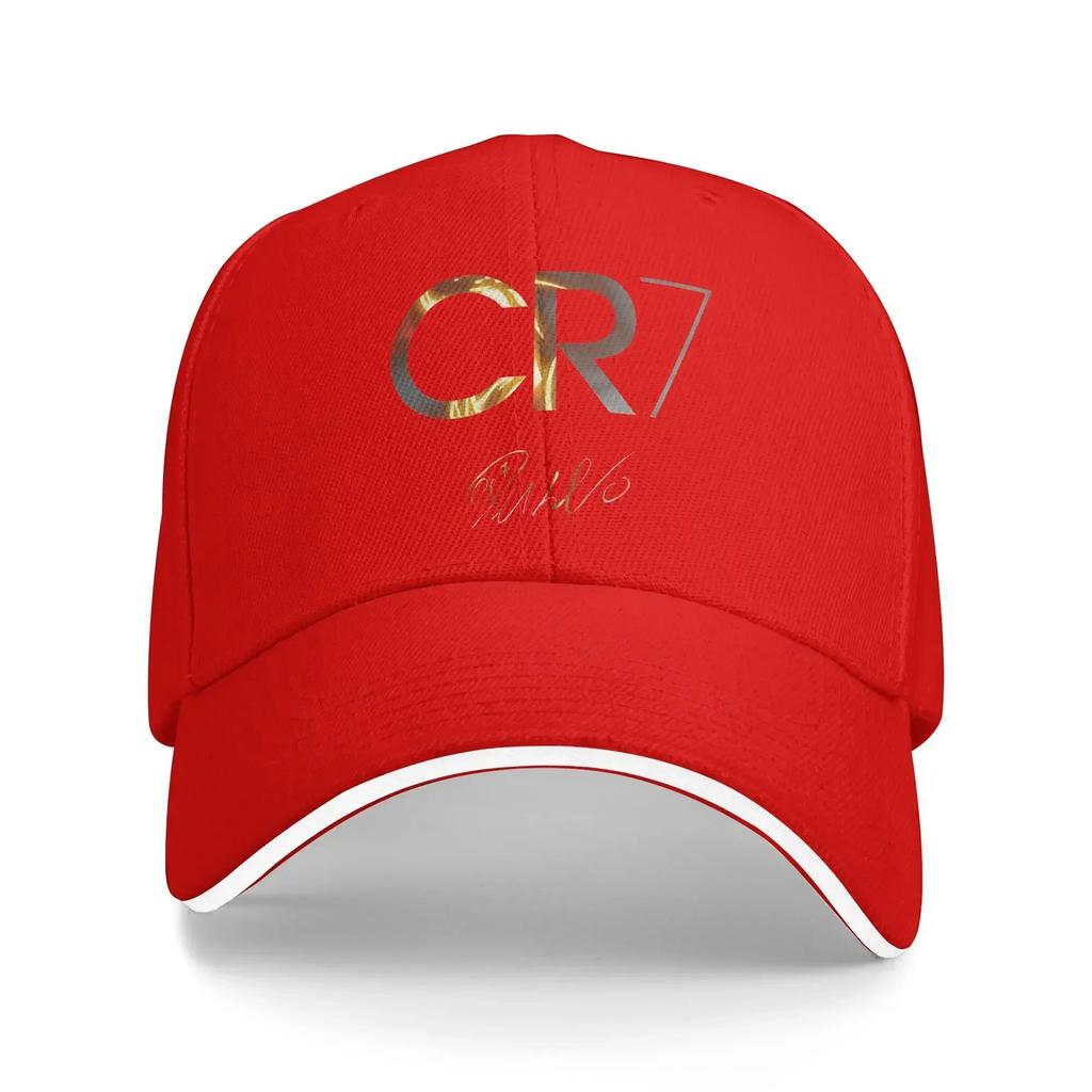 CR CCristiano football Golf Hat Merchandise Vintage RRonaldo Soccer Sun Cap For Unisex Women Golf Headewear Adjustable Fit