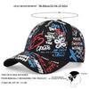 Baseball Print Graffiti Art Street Urban Style Lettering Alphabet Neutral Gender Women  Men For 1Piece Caps Spring And Autumn Outdoor Adjustable