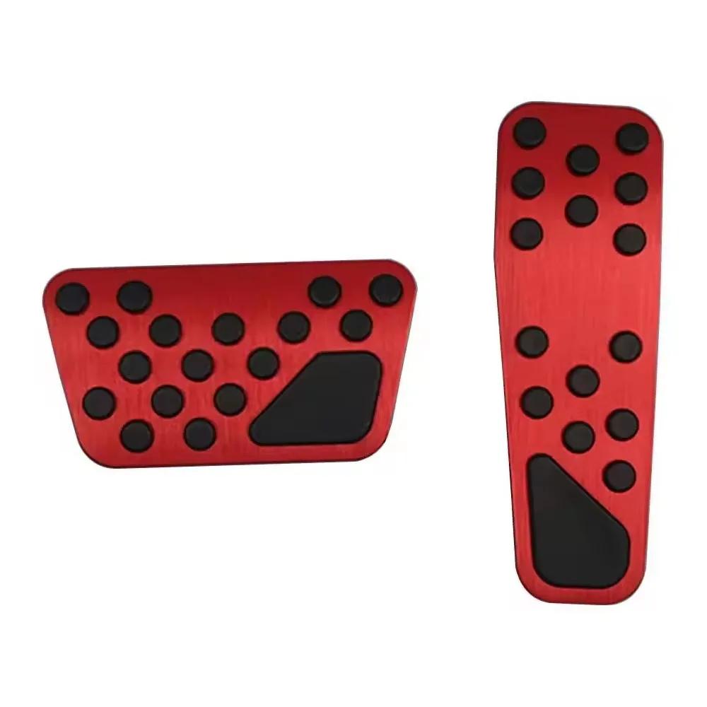 Car Foot Pedals For Jeep Wrangler JK J8 TJL-J8 2007~2018 High Quality Accelerator Non-slip Fuel Brake No Drilling Alloy Covers