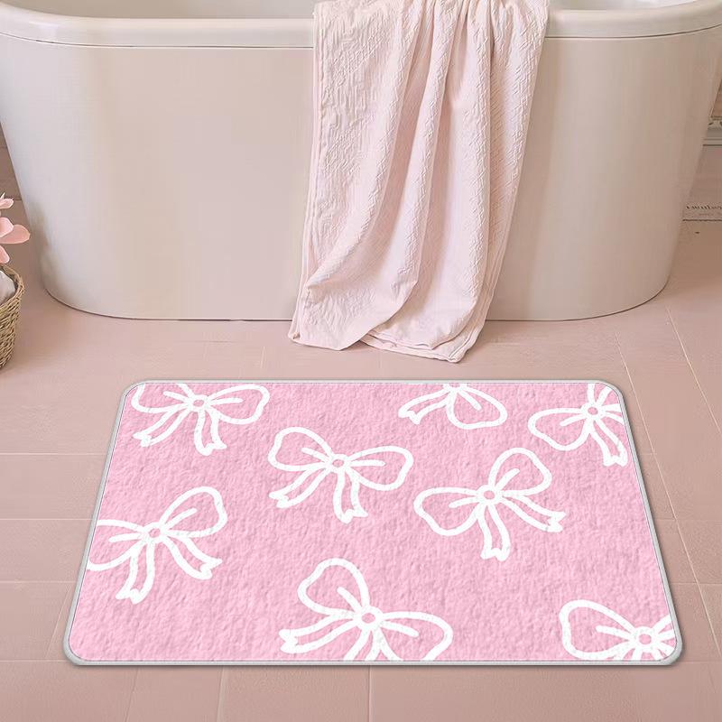 

Милый коврик с кошкой для ванной комнаты, туалета, пола, входной двери, противоскользящий коврик для пола 40 * 60cm