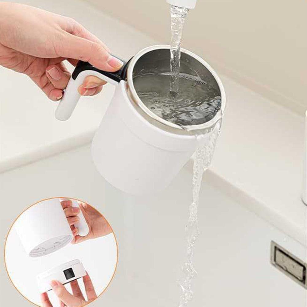 380ML Electric Mixing Coffee Mug Stainless Steel Self Stirring Mug  Protein Powder