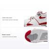Air Flight 89 GS Alternate 89 Kinder Sneakers Wit Vuurrood HF0406-101