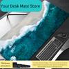 Great Waves Deskmat XXL XCM Seaside Landscape Mousepad Desk Accessories Office Rugs Large Pads Computer TableMat Mouse P
