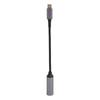 DC to Type C Cable 5.5x2.5mm 100W 6.8in Long Female Input Nylon Type C to DC5525 Cable for Tablet Phone PC