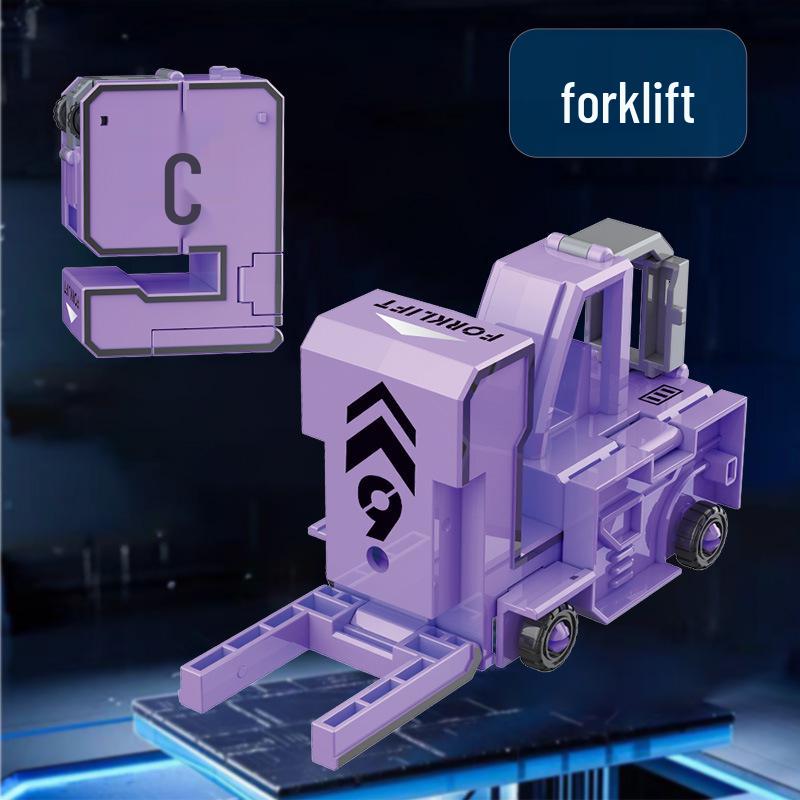 Children's Transforming Number Robot Toy Combiner – Assembled Autobot