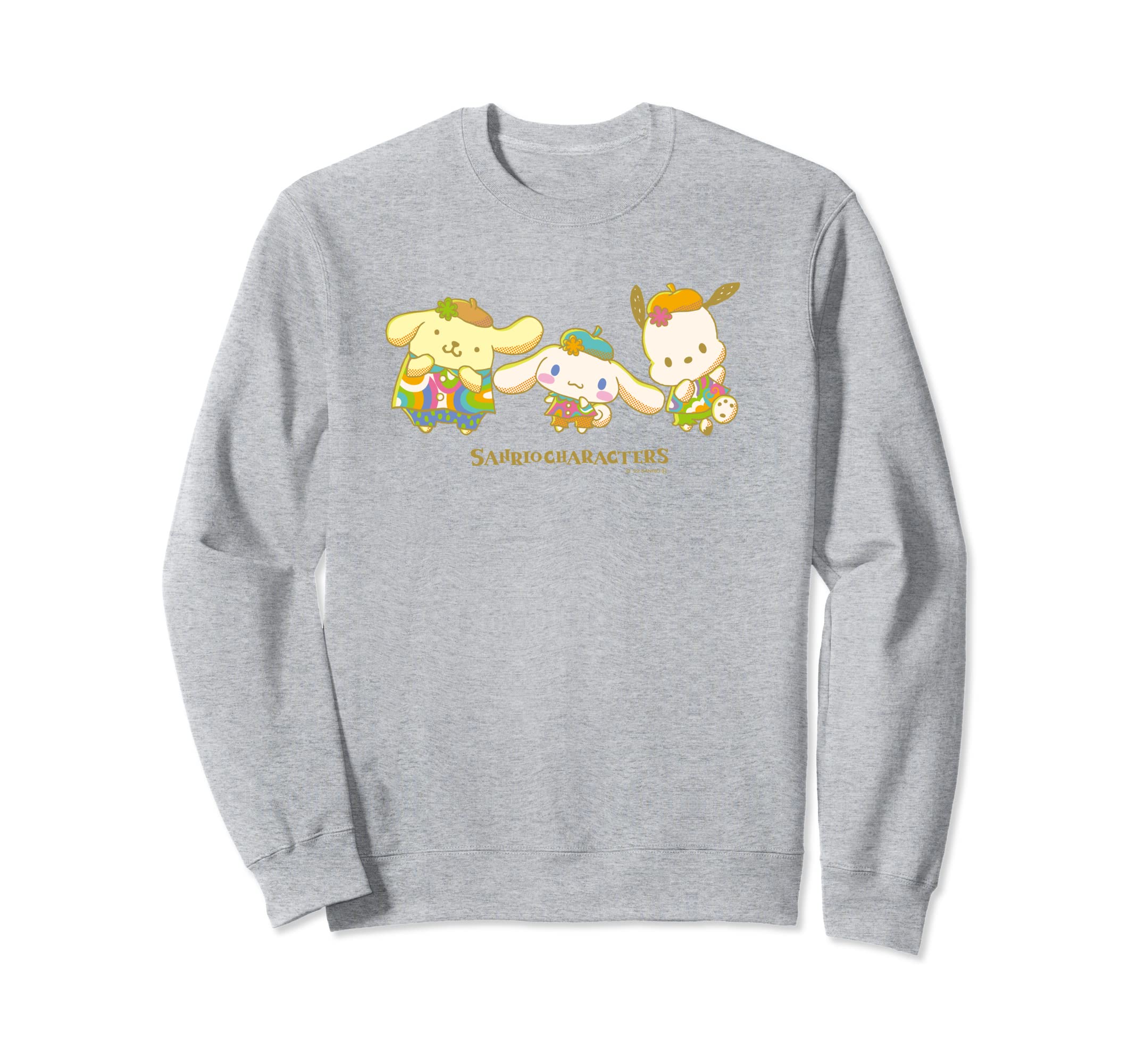 

Pompompurin, Pochacco, Cinnamoroll, Pose [Recommended as a Valentine s Day gift!] Sweatshirt