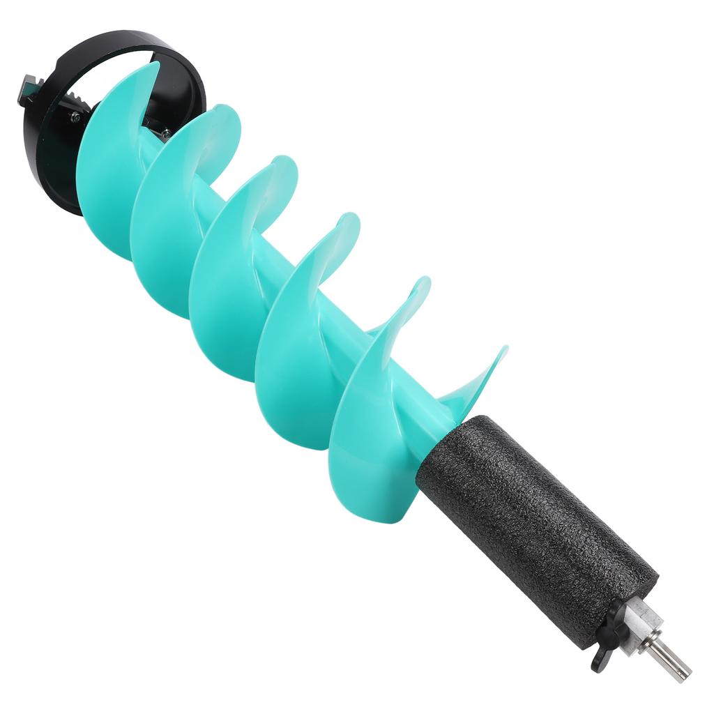 Burghiu cu spirală pentru pescuit la gheață, 8 inch, pentru excavatoare electrice, pentru ape adânci și gheață groasă