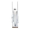 Halloween Decoration Outdoor Swing Ghost Ornament with LED Lights Adjustable Hanging Spooky Ghost Decor