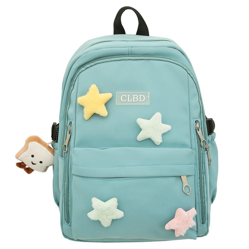 Campus Backpack Women's Backpack Junior High School Student Schoolbag