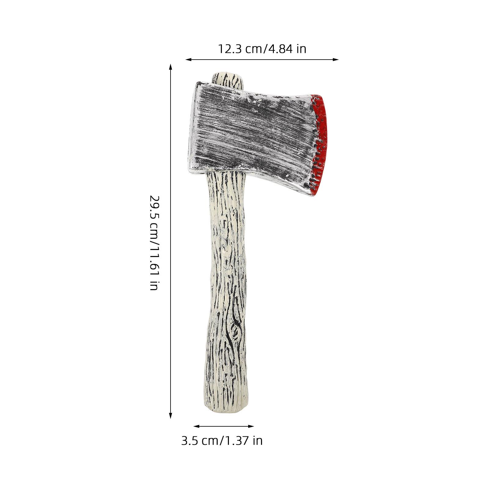 Simulation Plastic Fake Axe Knife Ghost Festival Decoration With Blood Knife Axe Model Holiday Prop Halloween