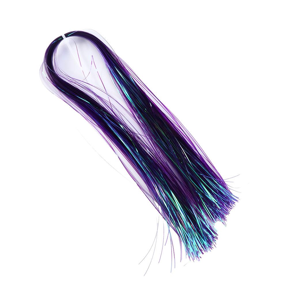Shining Fly Fishing Fly Tying Materials Assist Hooks Line Jig Hook Streamer Fly Tying Tinsel