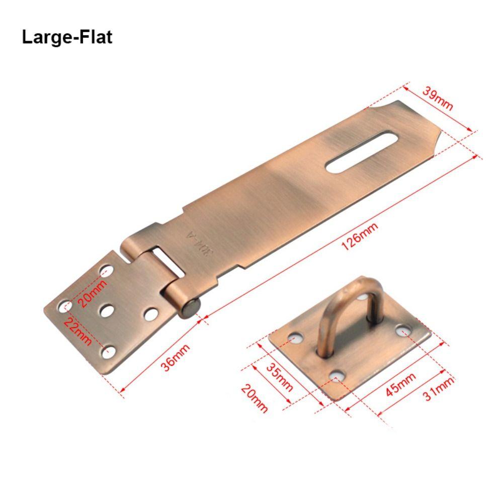 Household Door Clasp Lock Burglar-proof Gate Bolt Durable Shed Latch