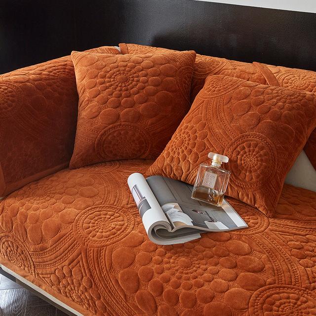 

Хлопковая подушка для дивана Four Seasons, универсальная нескользящая подушка, мебель для гостиной, чехол для дивана, спинка, полотенце, защита мебели 45x45 pillowcase 1pc