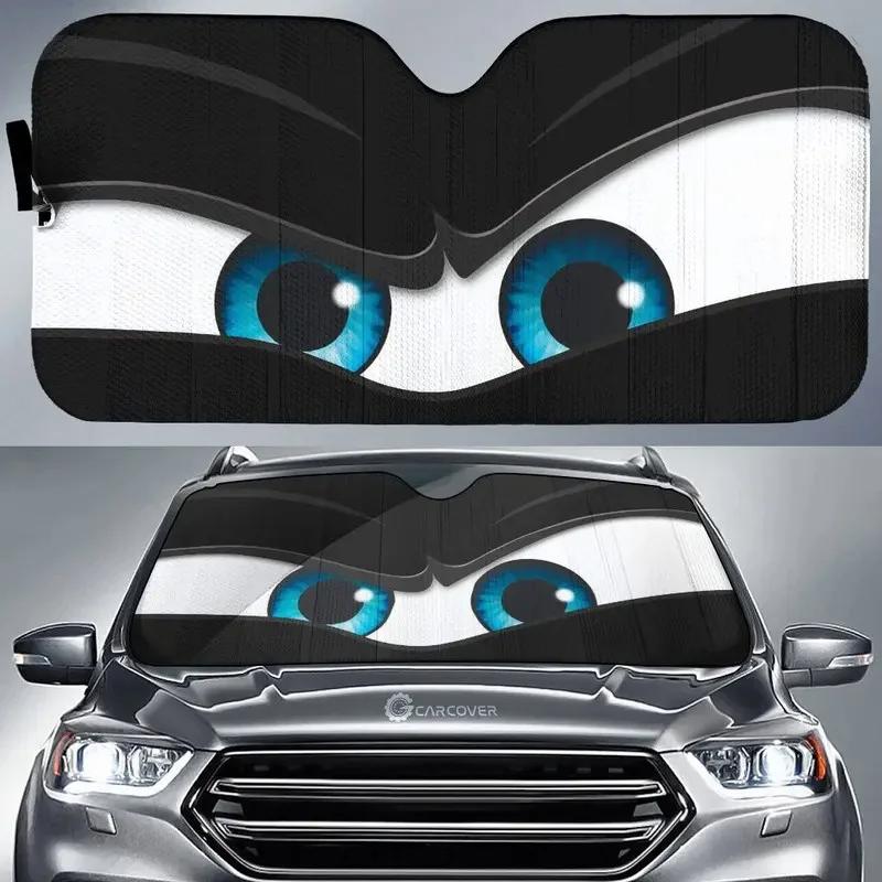 

Hot Sale Summer Car Universal UV Reflective Sunshade, Evil Eye Customized Car Sunshade, Car Reflector