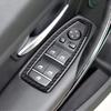4 stücke Real Carbon Fiber Auto Fensterheber Schalter Abdeckung Dekorative Aufkleber Für BMW 3 Serie F30 2013-19 Auto innen Zubehör