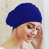 1Pc Elastic Nylon Swimming Caps Solid Color Pleated Bathing Hats Long Hair Protect Pool Bathing Hats Swim Sports Accessories