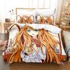 Fashion Anime Bed Sheet Set Golden Time Bedding Set Single Twin Full Queen King Size Bed Set Adult Kid Bedroom Duvet cover Sets