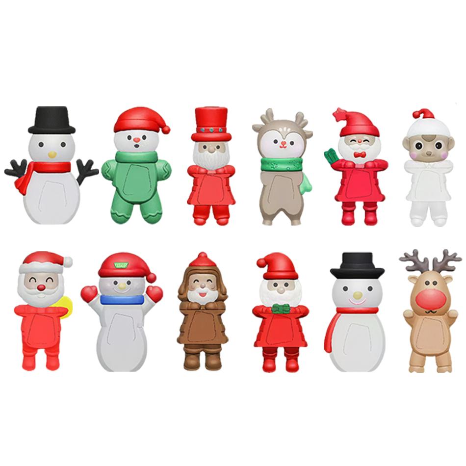 New S Angel Christmas Party Series Blind Box Snowman Doll Santa Claus Mystery Box Birthday Christmas Gift Surprise Toy