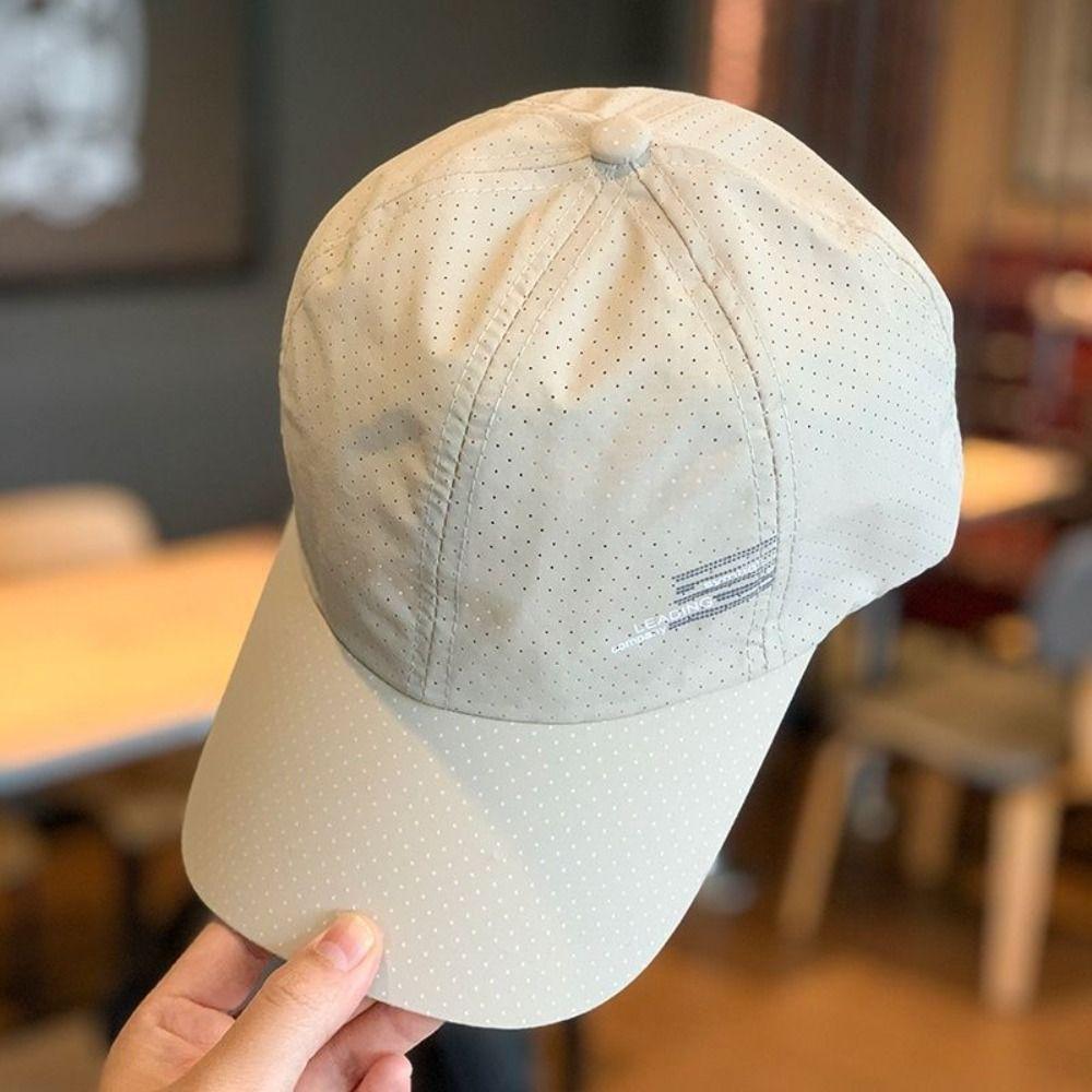 Adjustable Mesh Baseball Hat Summer Men Baseball Cap Fashion Mesh Sports Cap  Male