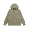 INF Unisex Plush Hoodie | 2024 Autumn/Winter Solid Color Trendy Casual Sweatshirt
