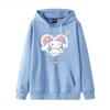 New Sanrio Cinnamoroll Print Couple Hooded Sweater Women Loose and Cute Japanese Lazy Style Cartoon Animation Jacket School Wear