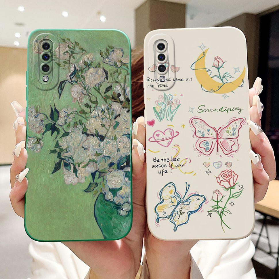 Fashion Pattern Case For Samsung Galaxy A50 Cover SM-A505FN Ultra Slim Silicone Soft TPU Cover Cases For Samsung A 50 A50 Bumper