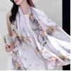 New Sunscreen Scarf for Women New Silk Satin Versatile Summer Sunscreen Silk Scarf Mother's Day Gift