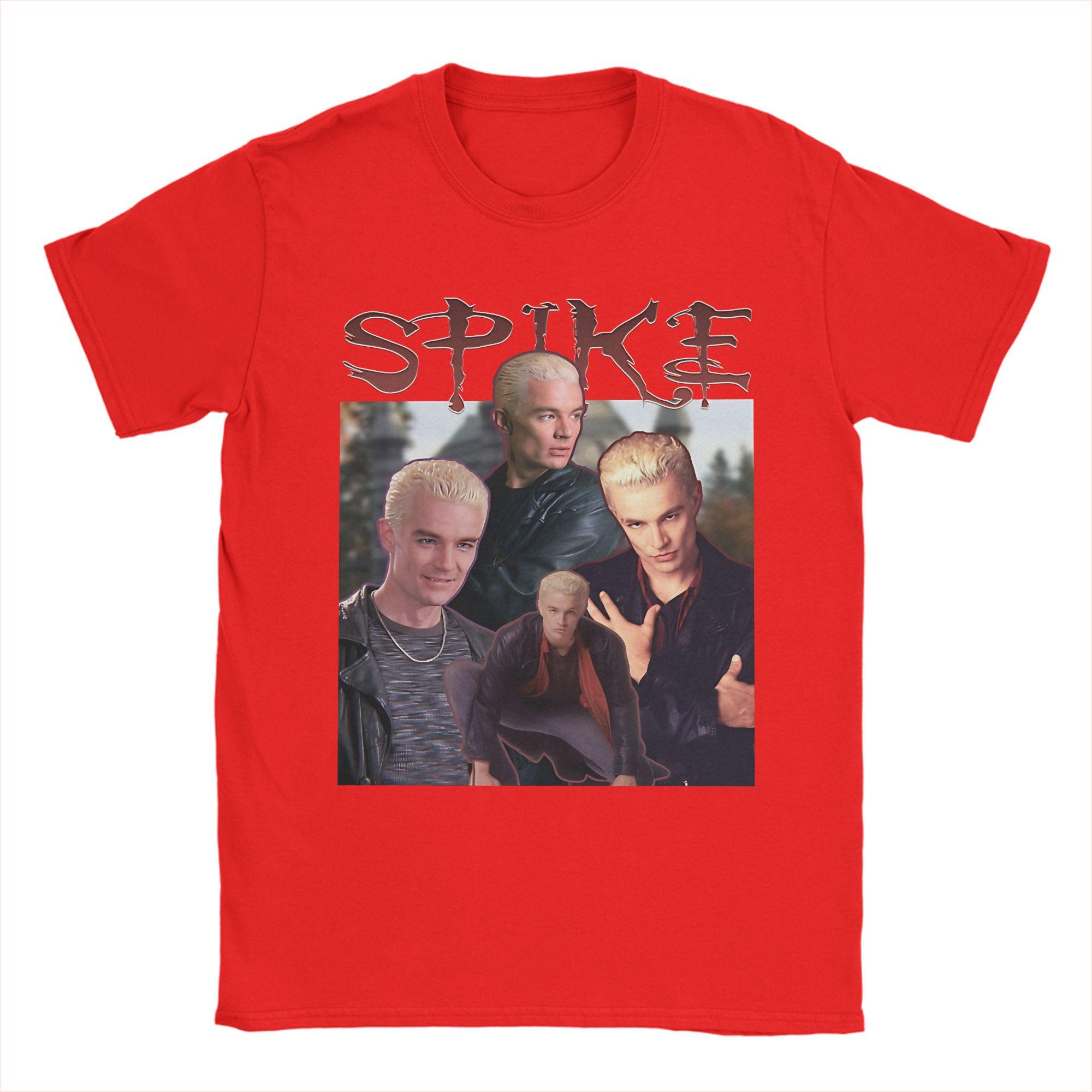 Men Women Graphic Print Buffy Spike The Vampire T Shirt Tee 100 Cotton Tshirts Clothing S