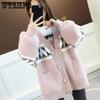 Autumn Winter Knitted Leopard Sweaters Women Korean V Neck Thick Print Cardigan Coat Loose Button Outwear