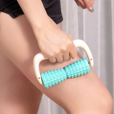 Podwójne kółka Ręczny masażer mięśniowy z naciskiem Kark Fitness Fizjoterapia Masażer Rzeźbiący Drenaż Limfatyczny