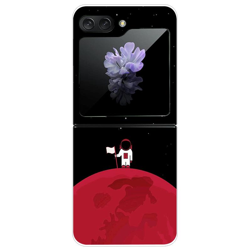 For Samsung Z Flip7 Hard Case ZFlip7 5G Transparent PC Phone Cases For Galaxy Z Flip 7 Fashion Cartoon Clear Protective Fundas