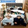 K-pop Music Group 3pcs K-pop Music Group Bedding set,Ideal for Bedroom, Dormitory,Including Duvet Cover And 2pcs Pillowcases,Fan Gifts