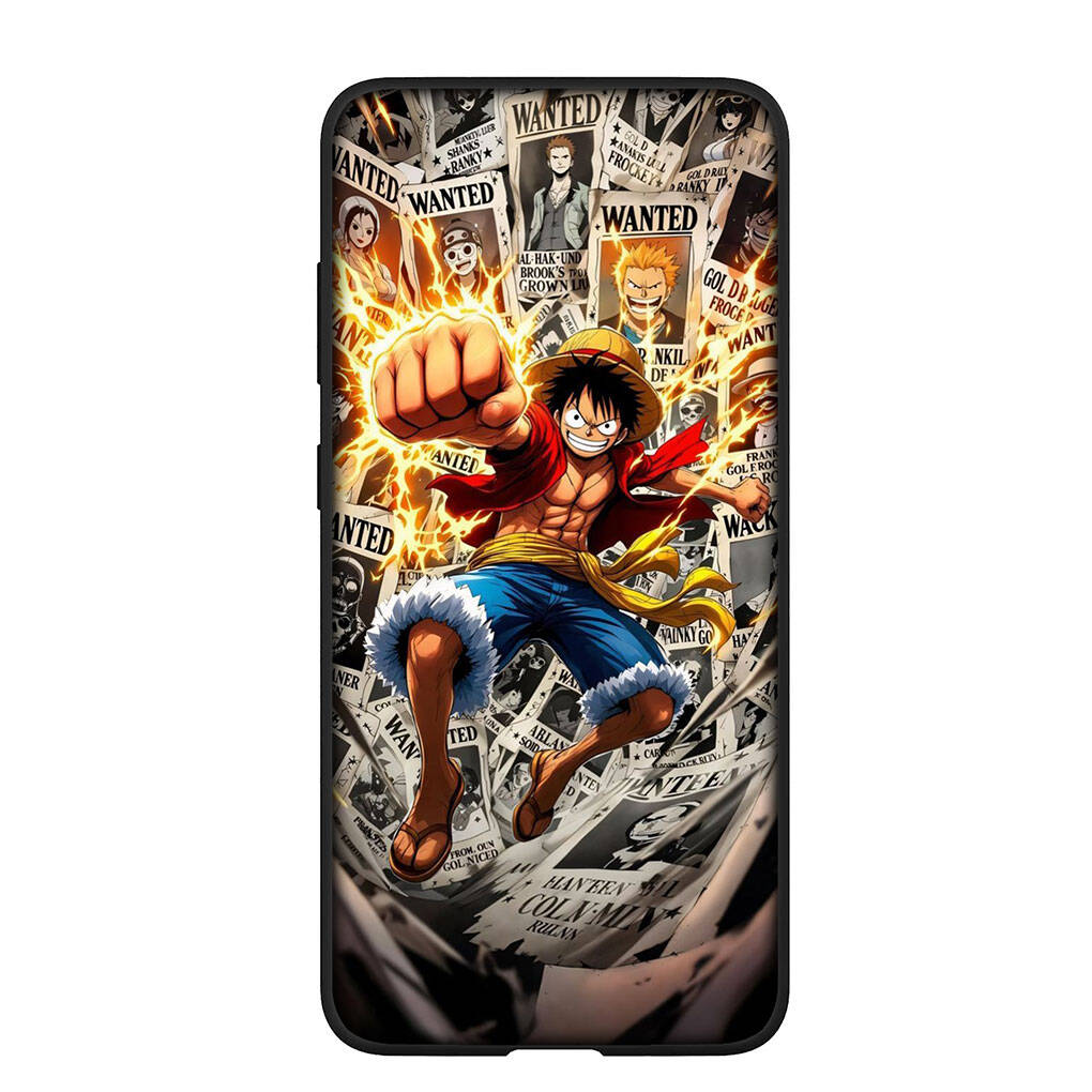 Phone Case for iPhone 17 15 16 Plus Redmi Note 14 12 11 13 Pro Max Huawei P30 P20 Lite Y9 OPPO A60 A80 A54 Cartoon Roronoa Zoro One Luffy Pieces Cover