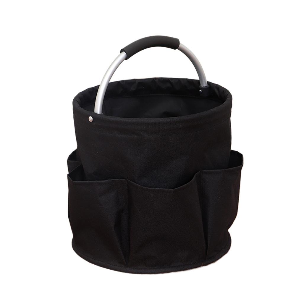 

17L Foldable Large Storage Organiser Bag Basket Picnic Tote Outdoor Cleaning Caddy with Handle Tool Bag Cleaning Supplies