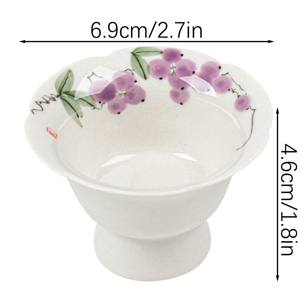 Chinese Ceramic Teacup Floral Pattern Coffee Cup For Adults