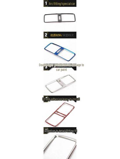 CX-4 Rear Row Air Outlet Decorative Frame & Third Row Cold Air Sequin Sticker Accessories