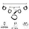 Sex Bondage Set Sex Handcuff Neck Collar Spreader Bar Steel Pipe Hand Leg Straps Restraints Slave Fetish SM Aldult Sex Toys