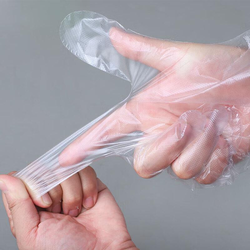 COFLYEE Disposable PE Transparent Gloves