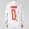 Sweatshirts Men's White Hooded Moderate Regular 531295-02