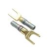 Nakamichi Copper Gold-Plated Audio Connector Set: U-Type, Banana, Video Y-Type, Speaker Plugs