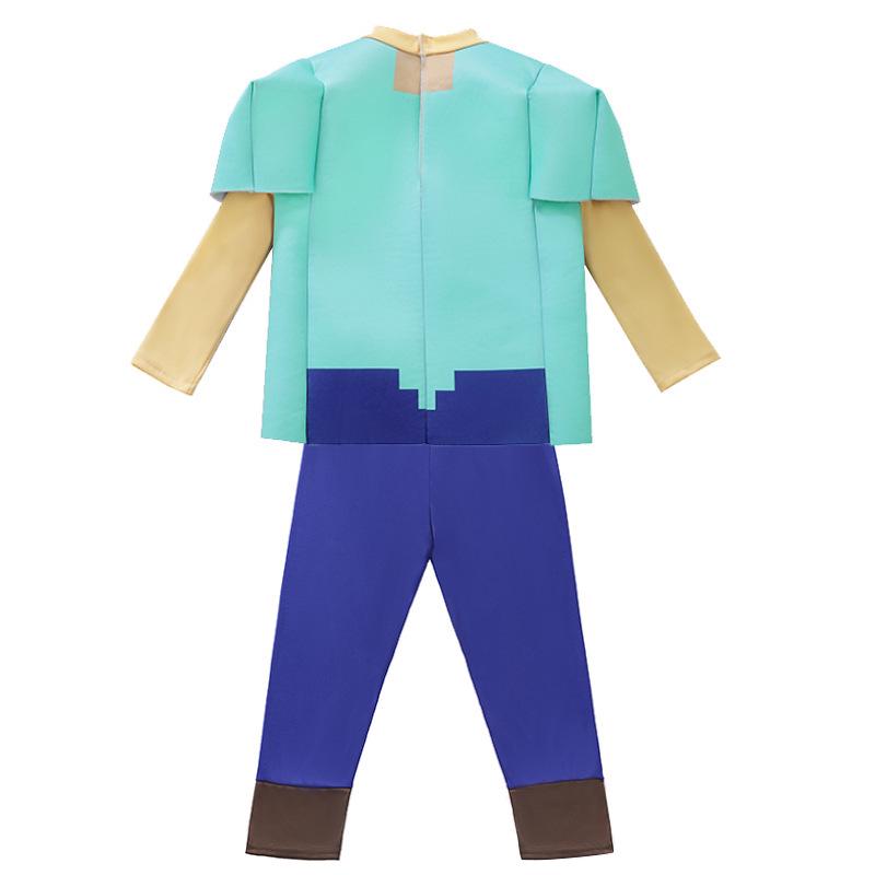 Ο Κόσμος μου Minecraft Κοστούμι Cosplay Αποκριών με Διαμαντένια Πανοπλία