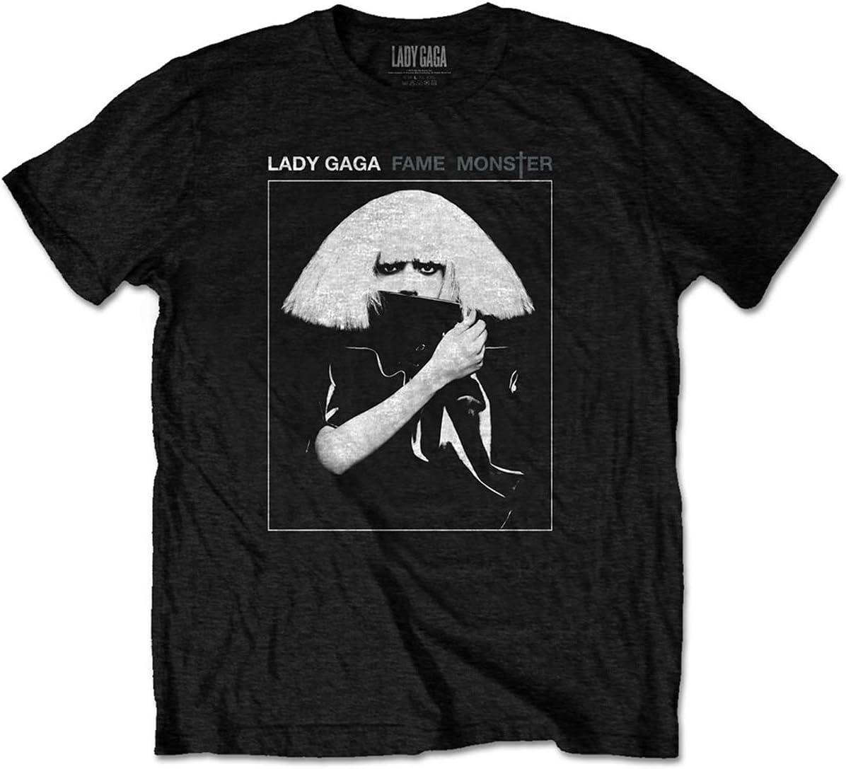Женская футболка Lady Gaga Fame Monster, мягкая, приталенная, официальная (Маленький) черный S чёрный