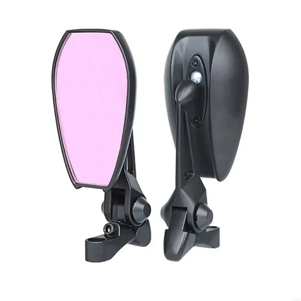 1 Pair Blue Glass Motorcycle Side Mirror Angle Adjustable Handlebar Mirrors  Motorcycle Accessories