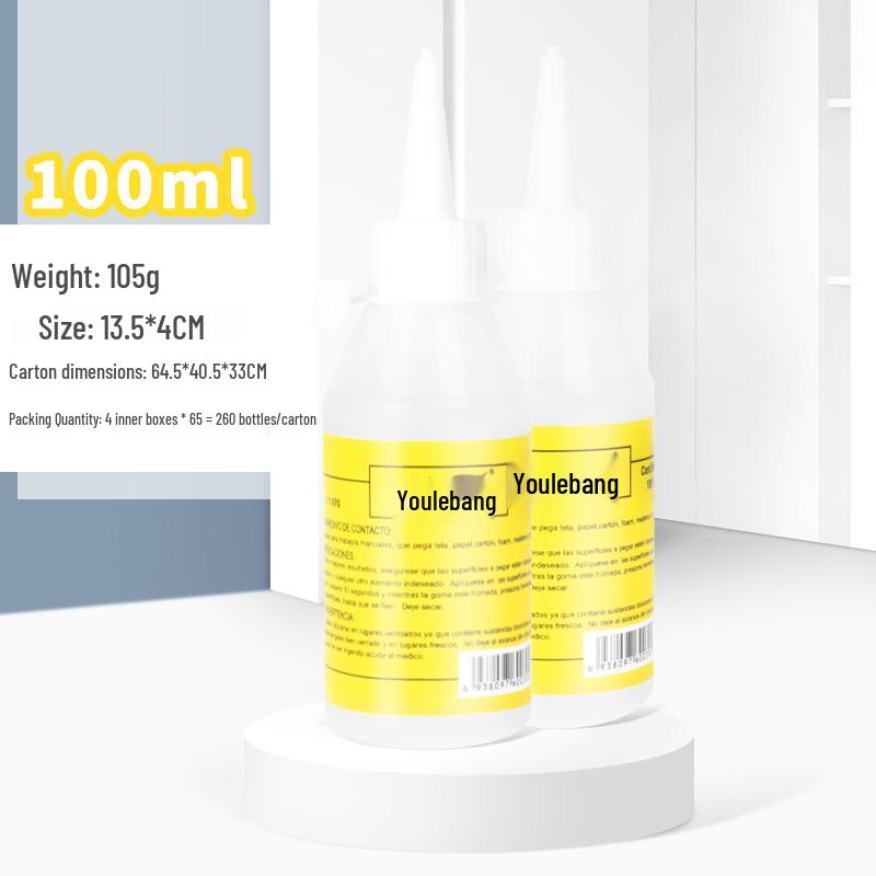 30ml Transparent Alcohol Glue for Kids' DIY Crafts: Non-woven Fabric, Hemp Rope, Styrofoam, and Pipe Cleaners