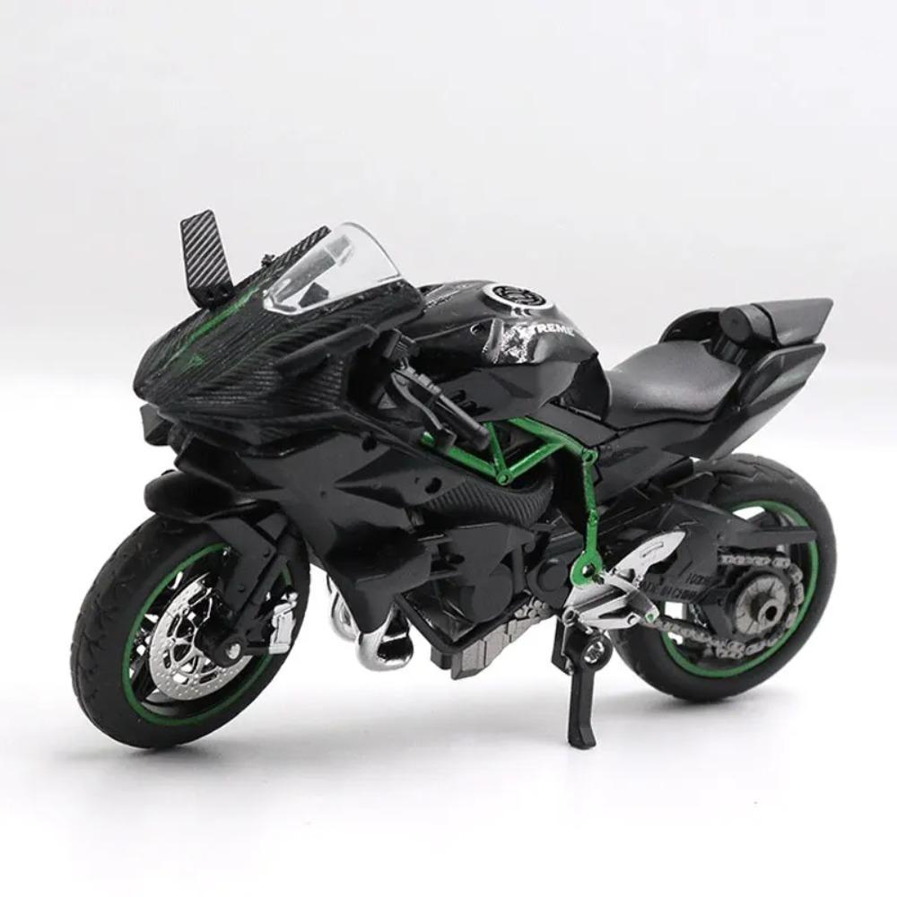 

Литьевая модель Модель мотоцикла из сплава Детская игрушка Подвеска Модель скользящей машины Игрушка для мальчиков с основанием чёрный