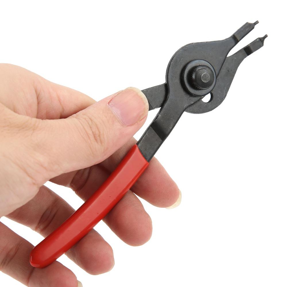 Metal Circlip Pliers PVC Handle Retaining Ring Pliers Durable Snap Ring Pliers Machinery Assembly