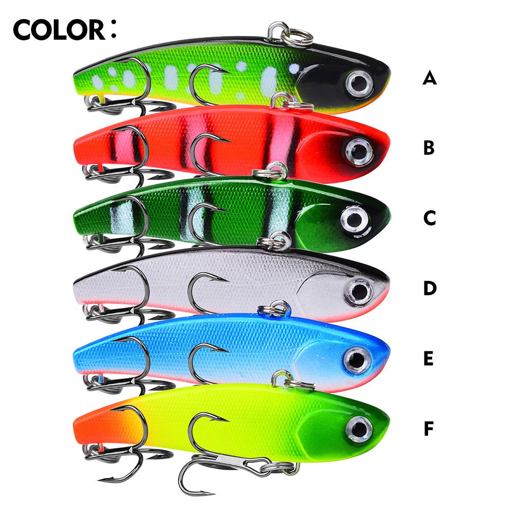 Lure Bait Pencil VIB 6cm 11g Bionic Fishing Lure ABS Plastic Bait 8 # Three Hooks Fake Fishing Lures In Stock