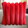 Throw Pillowcase Super Soft Comfortable Sofa Pillowcase Replaceable Design Easy Maintenance Soft Cushion Cover Bedroom Office Decor