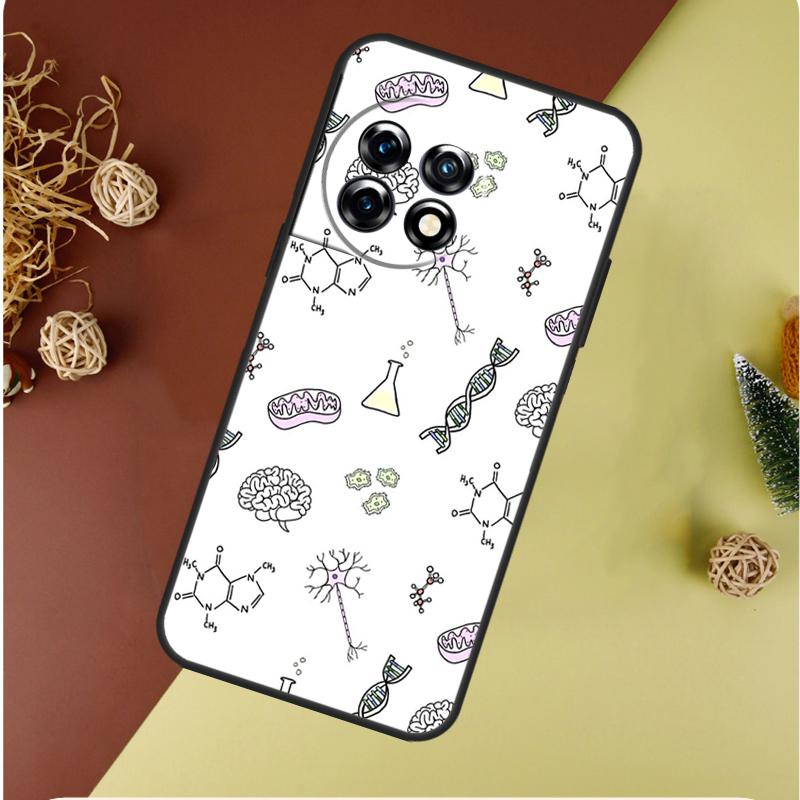 Science DNA Chemistry For OnePlus 13 12 11 12R 13R 9 10 Pro 8T 9RT 10T 10R Nord 4 CE 2 3 Lite N20 N30 Phone Case