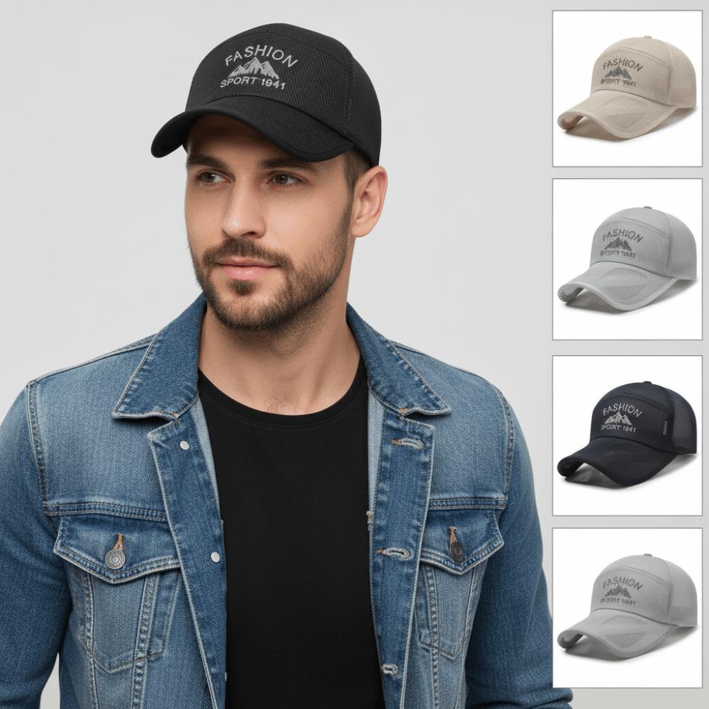 Mountain Embroidery Summer Baseball Cap Adjustable Outdoor Sports Hats For Man Women Unisex